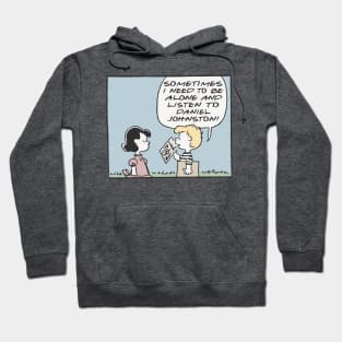 Daniel Johnston - Vinyl Record Fan Design Hoodie